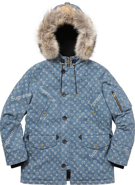 louis vuitton x supreme parka|supreme Louis Vuitton jeans.